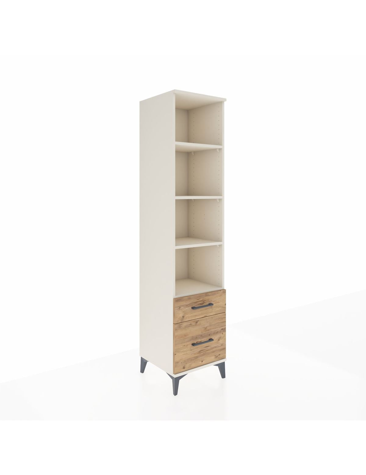 Hyperion Dolap 4 Raflı 2 Çekmeceli 44x44x195 Aytaşı-Çam