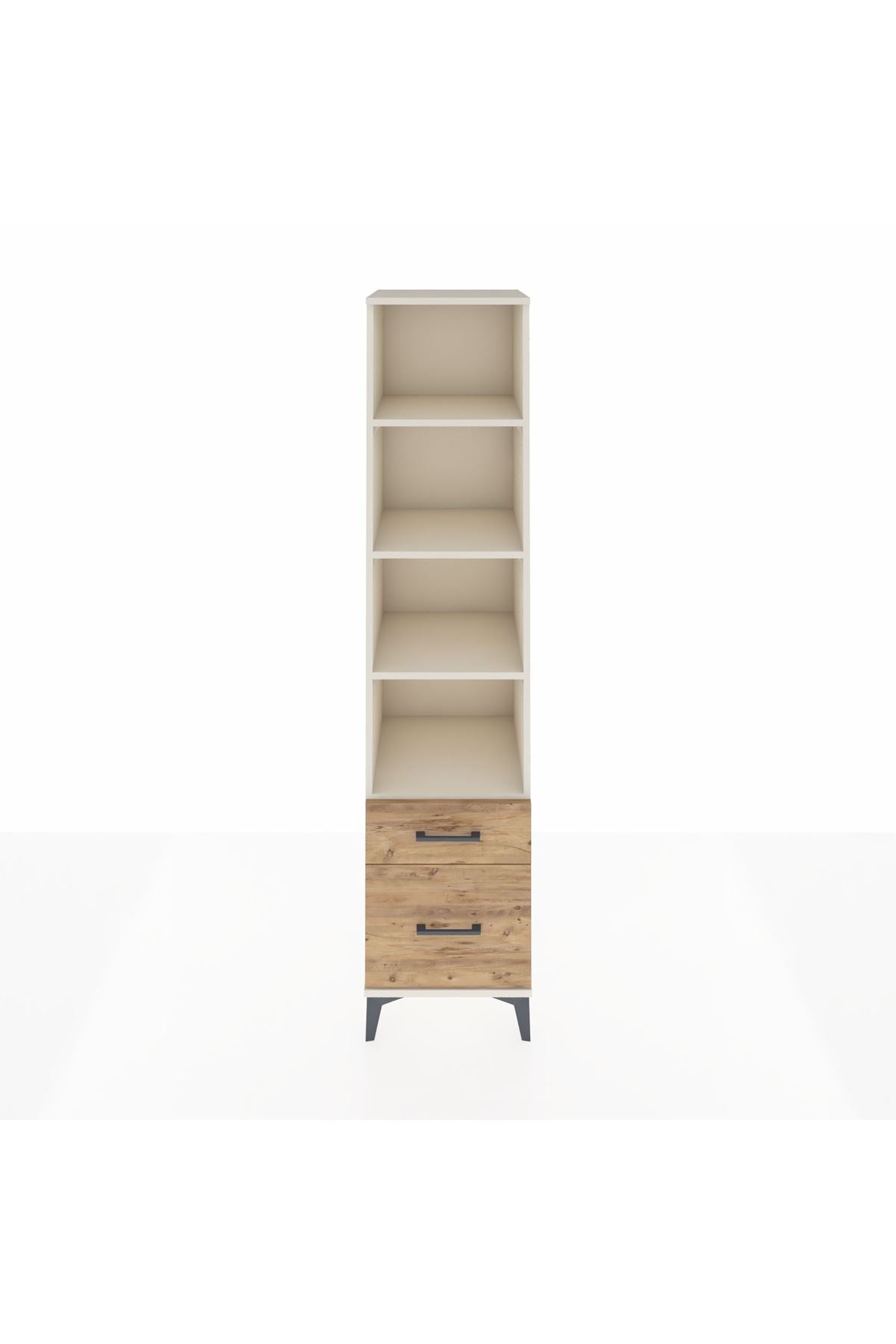 Hyperion Dolap 4 Raflı 2 Çekmeceli 44x44x195 Aytaşı-Çam