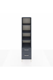 Hyperion Dolap 4 Raflı 2 Çekmeceli 44x44x195 Antrasit-Antrasit