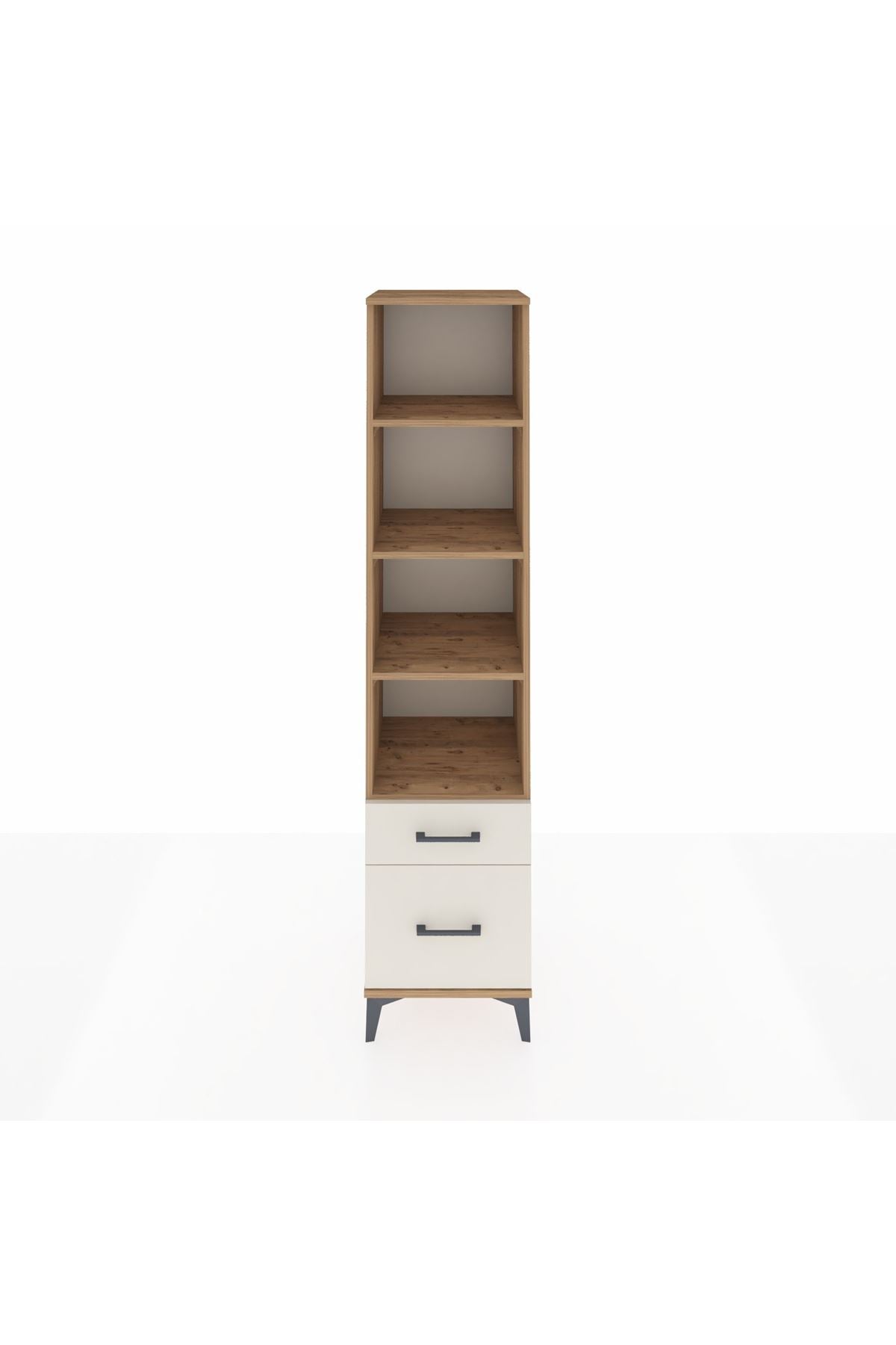 Hyperion Dolap 4 Raflı 2 Çekmeceli 44x44x195 Çam-Aytaşı