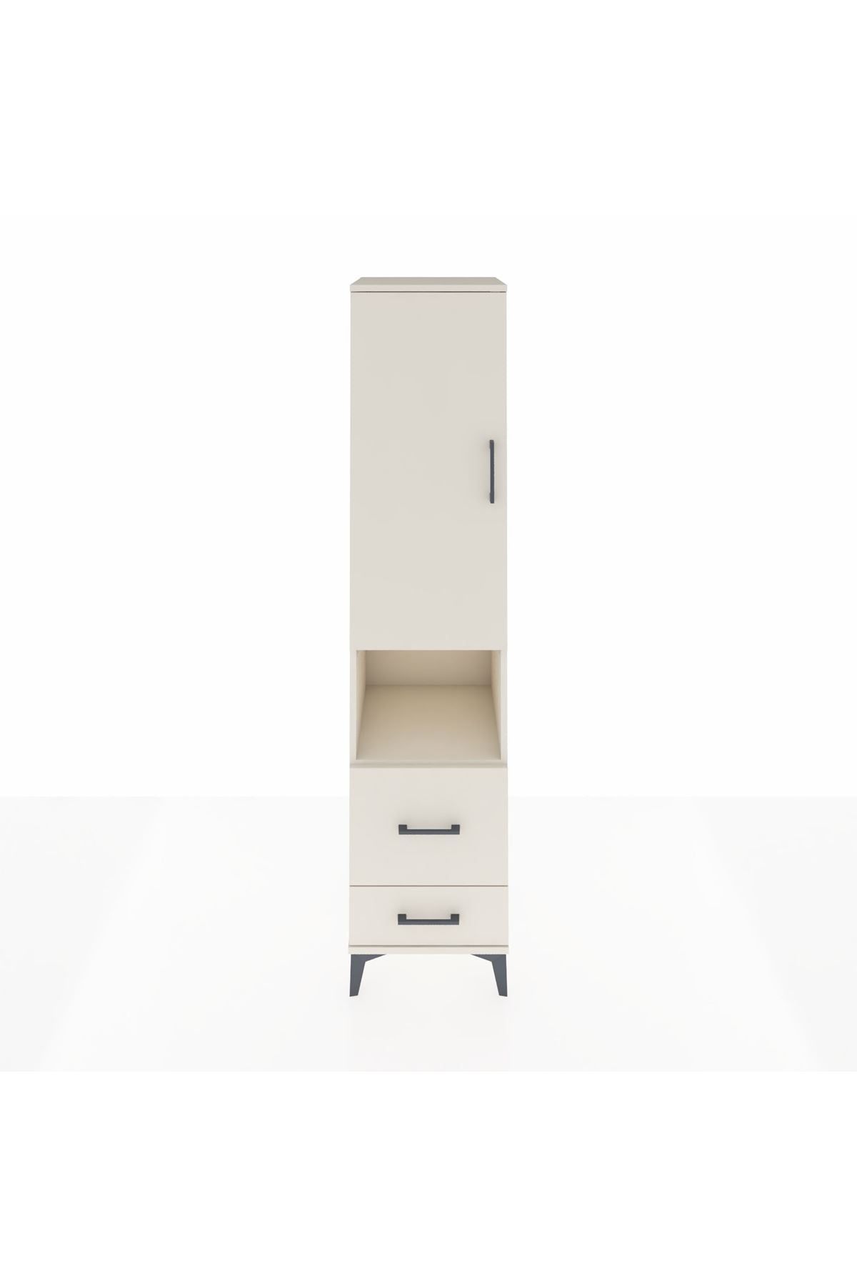 Hyperion Dolap 2 Raflı 2 Çekmeceli Tek Askılı 44x44x195 Aytaşı-Aytaşı