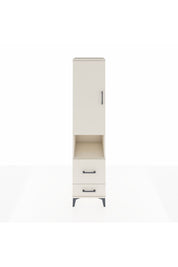 Hyperion Dolap 2 Raflı 2 Çekmeceli Tek Askılı 44x44x195 Aytaşı-Aytaşı