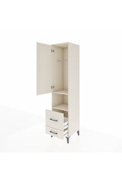 Hyperion Dolap 2 Raflı 2 Çekmeceli Tek Askılı 44x44x195 Aytaşı-Aytaşı