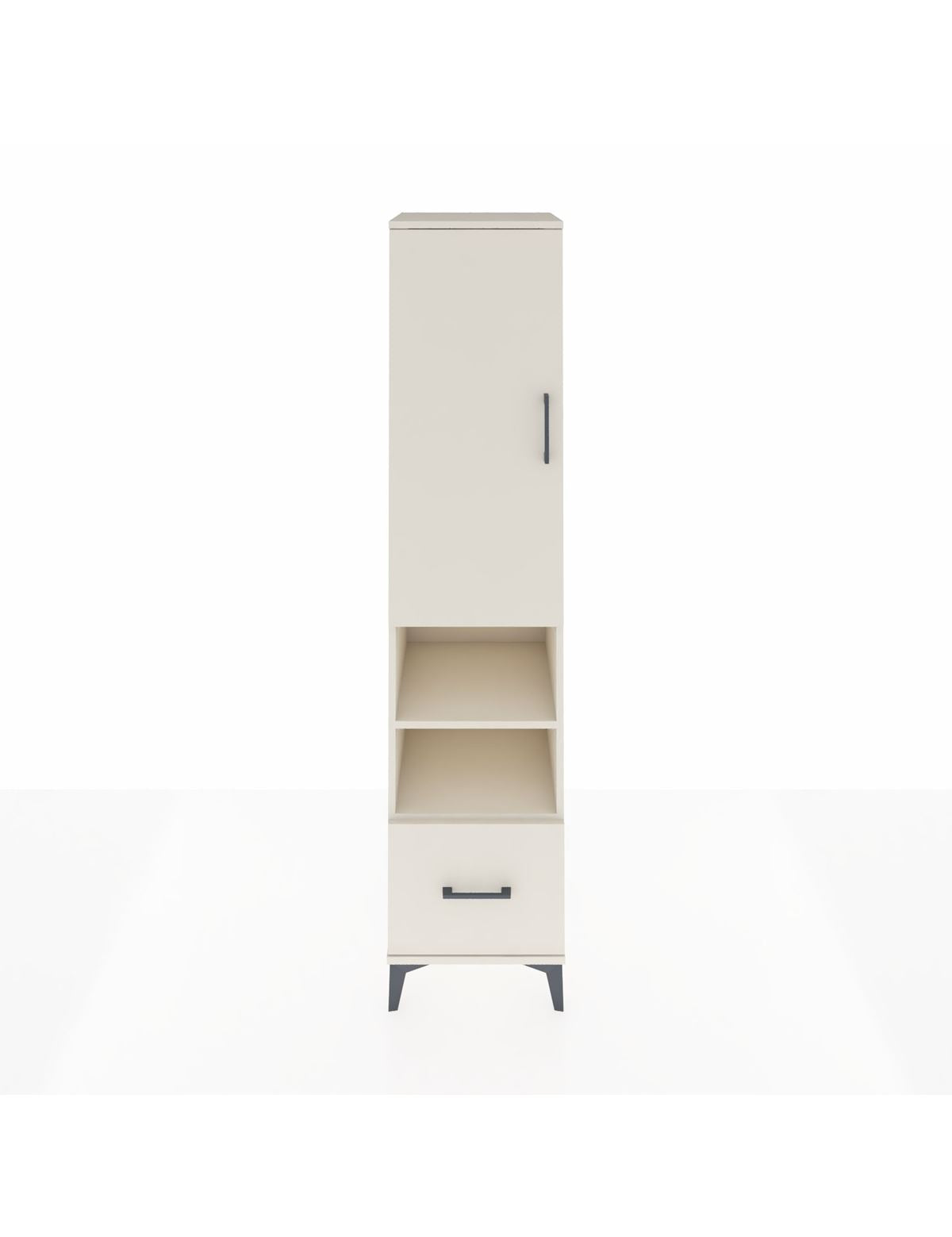 Hyperion Dolap 5 Raflı Tek Çekmeceli Tek Kapaklı 44x44x195 Aytaşı-Aytaşı