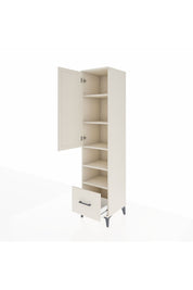 Hyperion Dolap 5 Raflı Tek Çekmeceli Tek Kapaklı 44x44x195 Aytaşı-Aytaşı