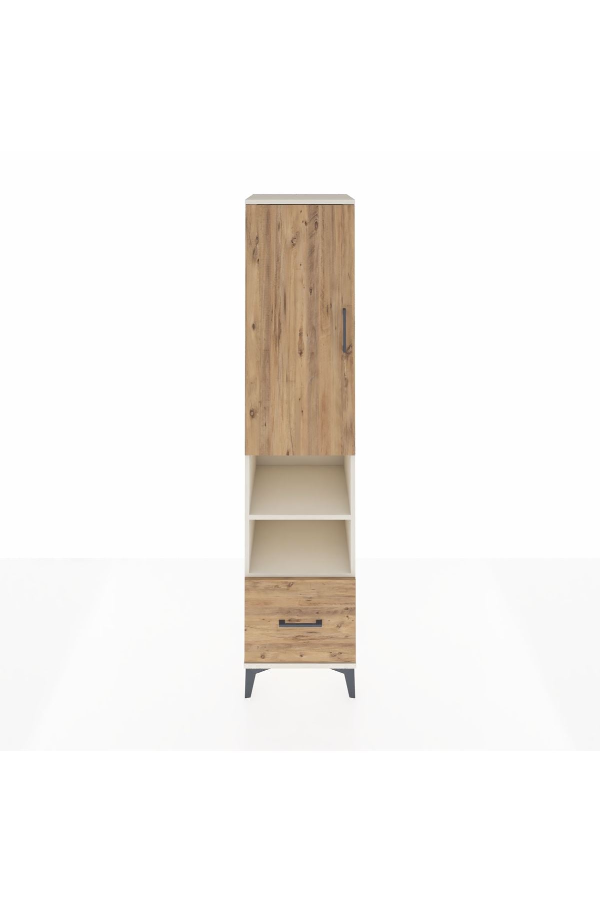 Hyperion Dolap 5 Raflı Tek Çekmeceli Tek Kapaklı 44x44x195 Aytaşı-Çam