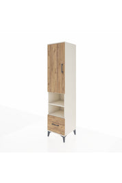 Hyperion Dolap 5 Raflı Tek Çekmeceli Tek Kapaklı 44x44x195 Aytaşı-Çam