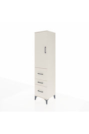 Hyperion Dolap Tek Raflı 3 Çekmeceli Tek Askılı 44x44x195 Aytaşı-Aytaşı