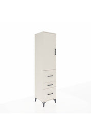 Hyperion Dolap 3 Raflı 3 Çekmeceli Tek Kapaklı 44x44x195 Aytaşı-Aytaşı