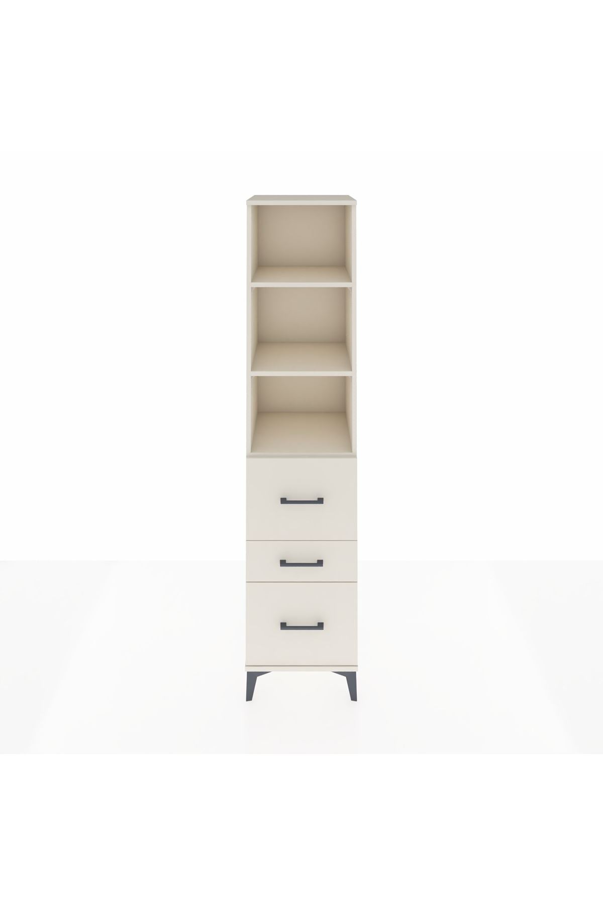 Hyperion Dolap 3 Raflı 3 Çekmeceli 44x44x195 Aytaşı-Aytaşı