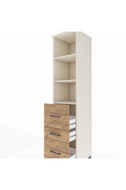 Hyperion Dolap 3 Raflı 3 Çekmeceli 44x44x195 Aytaşı-Çam