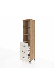 Hyperion Dolap 3 Raflı 3 Çekmeceli 44x44x195 Çam-Aytaşı