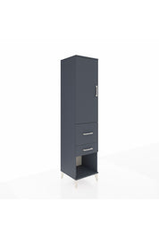 Hyperion Dolap Tek Raflı 2 Çekmeceli Tek Askılı 44x44x195 Antrasit-Antrasit