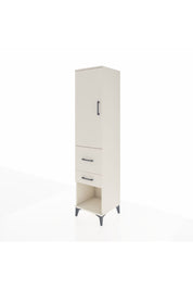 Hyperion Dolap 3 Raflı 2 Çekmeceli Tek Kapaklı 44x44x195 Aytaşı-Aytaşı