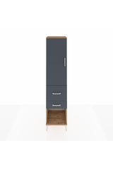 Hyperion Dolap 3 Raflı 2 Çekmeceli Tek Kapaklı 44x44x195