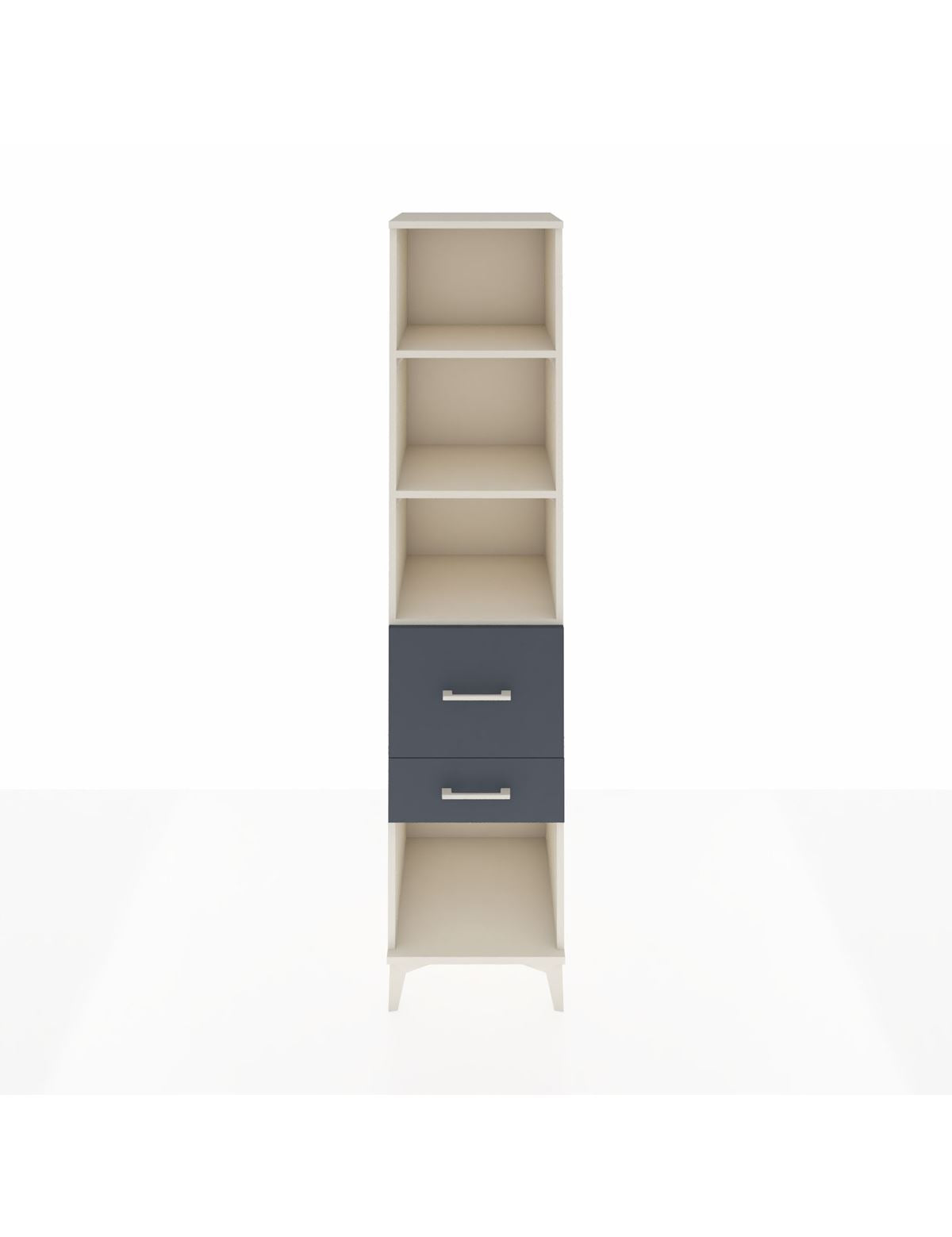 Hyperion Dolap 3 Raflı 2 Çekmeceli 44x44x195 Aytaşı-Antrasit