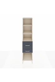 Hyperion Dolap 3 Raflı 2 Çekmeceli 44x44x195 Aytaşı-Antrasit