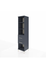 Hyperion Dolap 3 Raflı 2 Çekmeceli 44x44x195 Antrasit-Antrasit