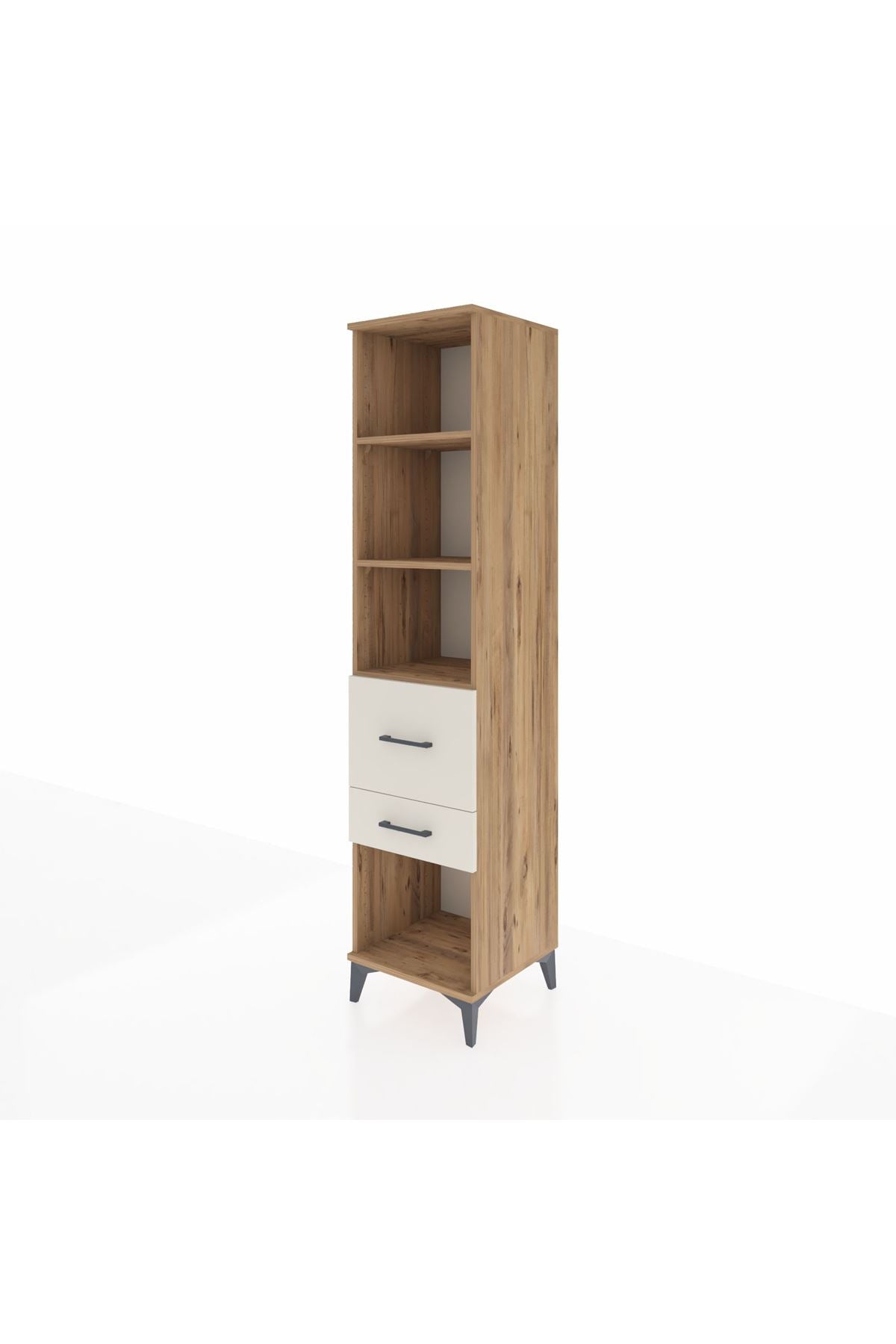 Hyperion Dolap 3 Raflı 2 Çekmeceli 44x44x195 Çam-Aytaşı