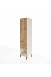 Hyperion Dolap Tek Raflı 2 Çekmeceli Tek Askılı 44x44x195 Aytaşı-Çam