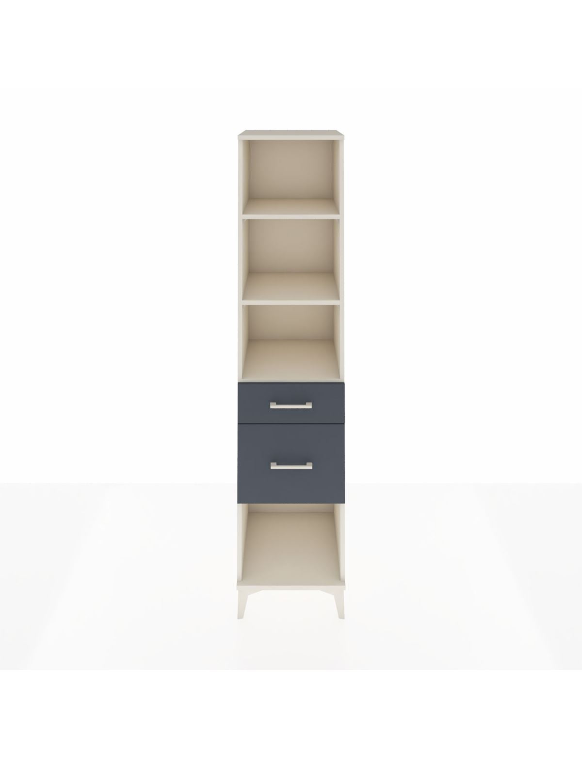 Hyperion Dolap 3 Raflı 2 Çekmeceli 44x44x195 Aytaşı-Antrasit