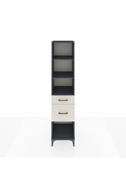 Hyperion Dolap 3 Raflı 2 Çekmeceli 44x44x195 Antrasit-Aytaşı