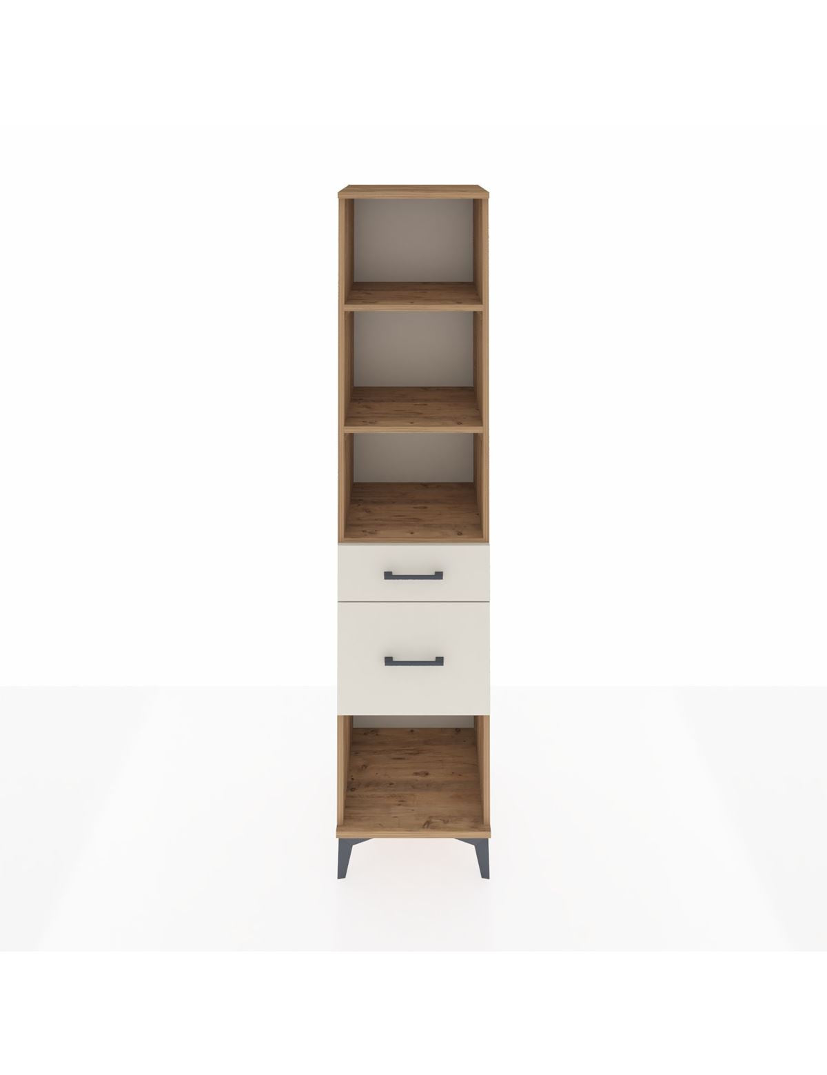 Hyperion Dolap 3 Raflı 2 Çekmeceli 44x44x195 Çam-Aytaşı