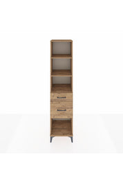 Hyperion Dolap 3 Raflı 2 Çekmeceli 44x44x195 Çam-Çam