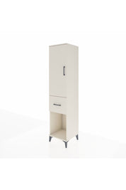 Hyperion Dolap Tek Raflı Tek Çekmeceli Tek Askılı 44x44x195 Aytaşı-Aytaşı