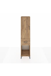 Hyperion Dolap Tek Raflı Tek Çekmeceli Tek Askılı 44x44x195 Çam-Çam