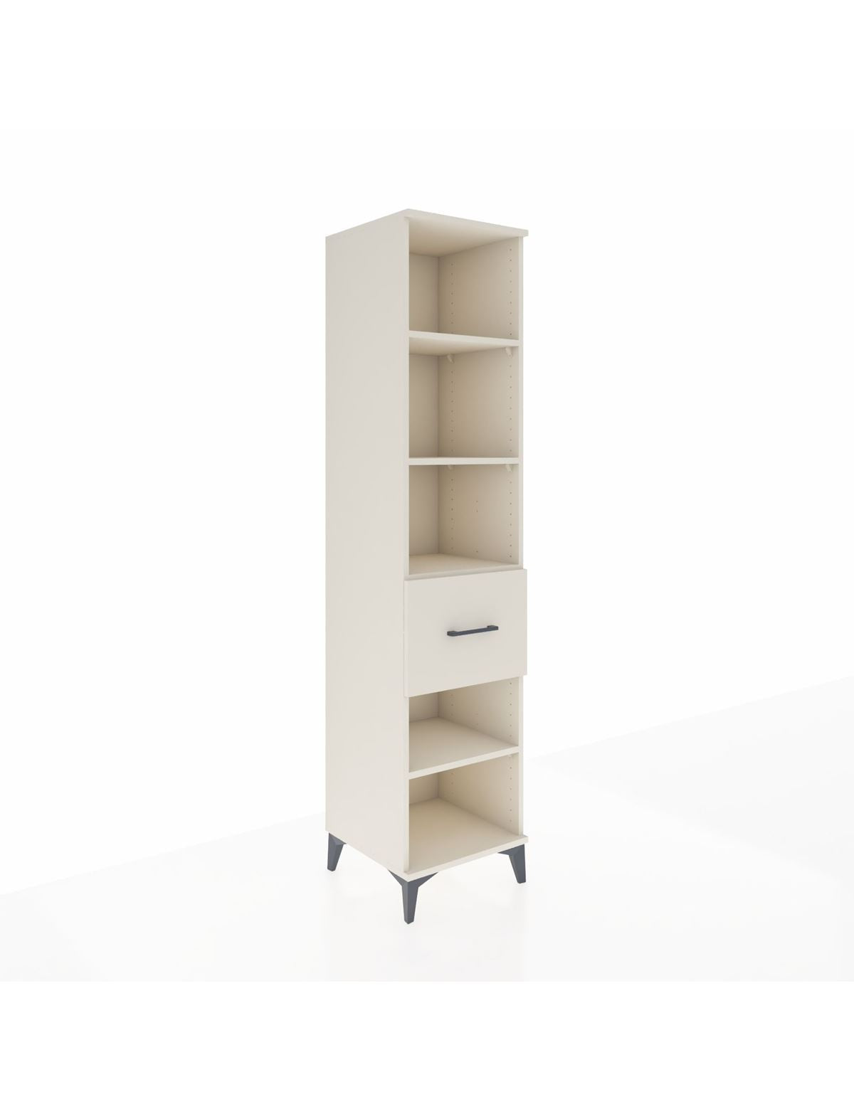 Hyperion Dolap 4 Raflı Tek Çekmeceli 44x44x195 Aytaşı-Aytaşı