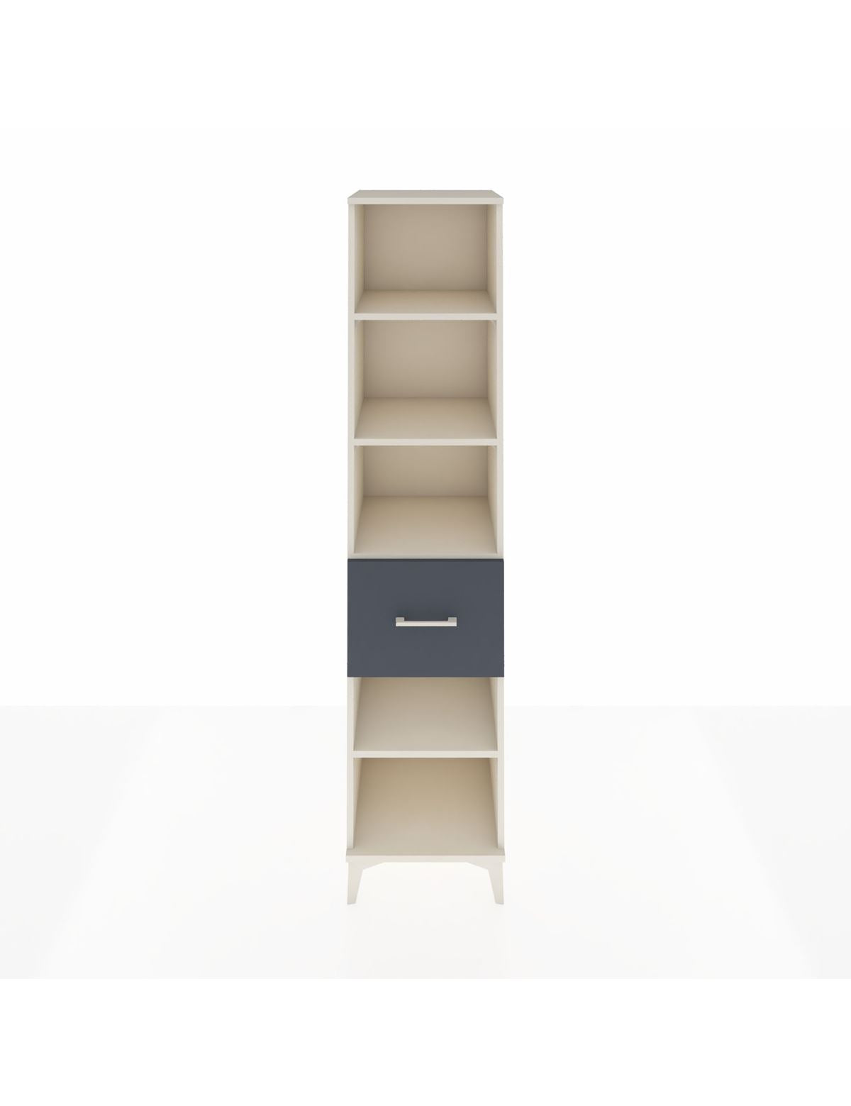 Hyperion Dolap 4 Raflı Tek Çekmeceli 44x44x195 Aytaşı-Antrasit