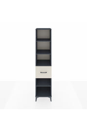 Hyperion Dolap 4 Raflı Tek Çekmeceli 44x44x195 Antrasit-Aytaşı