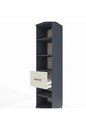 Hyperion Dolap 4 Raflı Tek Çekmeceli 44x44x195 Antrasit-Aytaşı