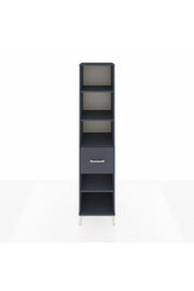 Hyperion Dolap 4 Raflı Tek Çekmeceli 44x44x195 Antrasit-Antrasit