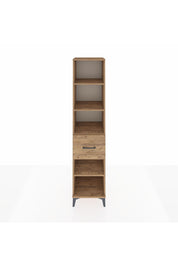 Hyperion Dolap 4 Raflı Tek Çekmeceli 44x44x195 Çam-Çam