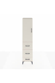 Hyperion Dolap Tek Raflı 3 Çekmeceli Tek Askılı 44x44x195 Aytaşı-Aytaşı