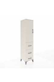 Hyperion Dolap Tek Raflı 3 Çekmeceli Tek Askılı 44x44x195 Aytaşı-Aytaşı
