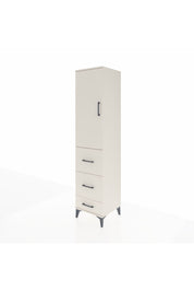 Hyperion Dolap 3 Raflı 3 Çekmeceli Tek Kapaklı 44x44x195 Aytaşı-Aytaşı