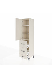 Hyperion Dolap 3 Raflı 3 Çekmeceli Tek Kapaklı 44x44x195 Aytaşı-Aytaşı