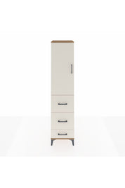 Hyperion Dolap 3 Raflı 3 Çekmeceli Tek Kapaklı 44x44x195 Çam-Aytaşı