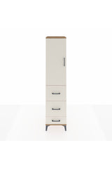 Hyperion Dolap 3 Raflı 3 Çekmeceli Tek Kapaklı 44x44x195