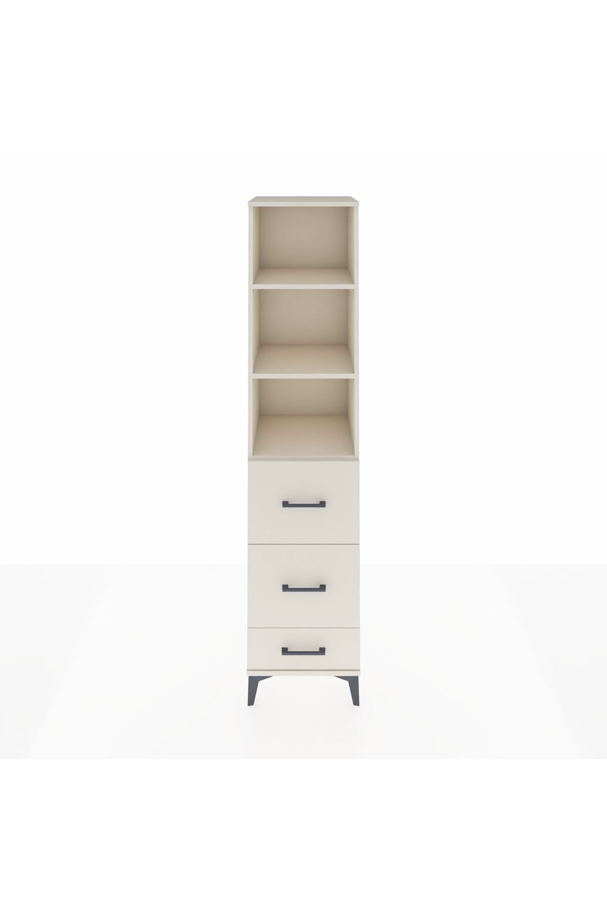 Hyperion Dolap 3 Raflı 3 Çekmeceli 44x44x195 Aytaşı-Aytaşı