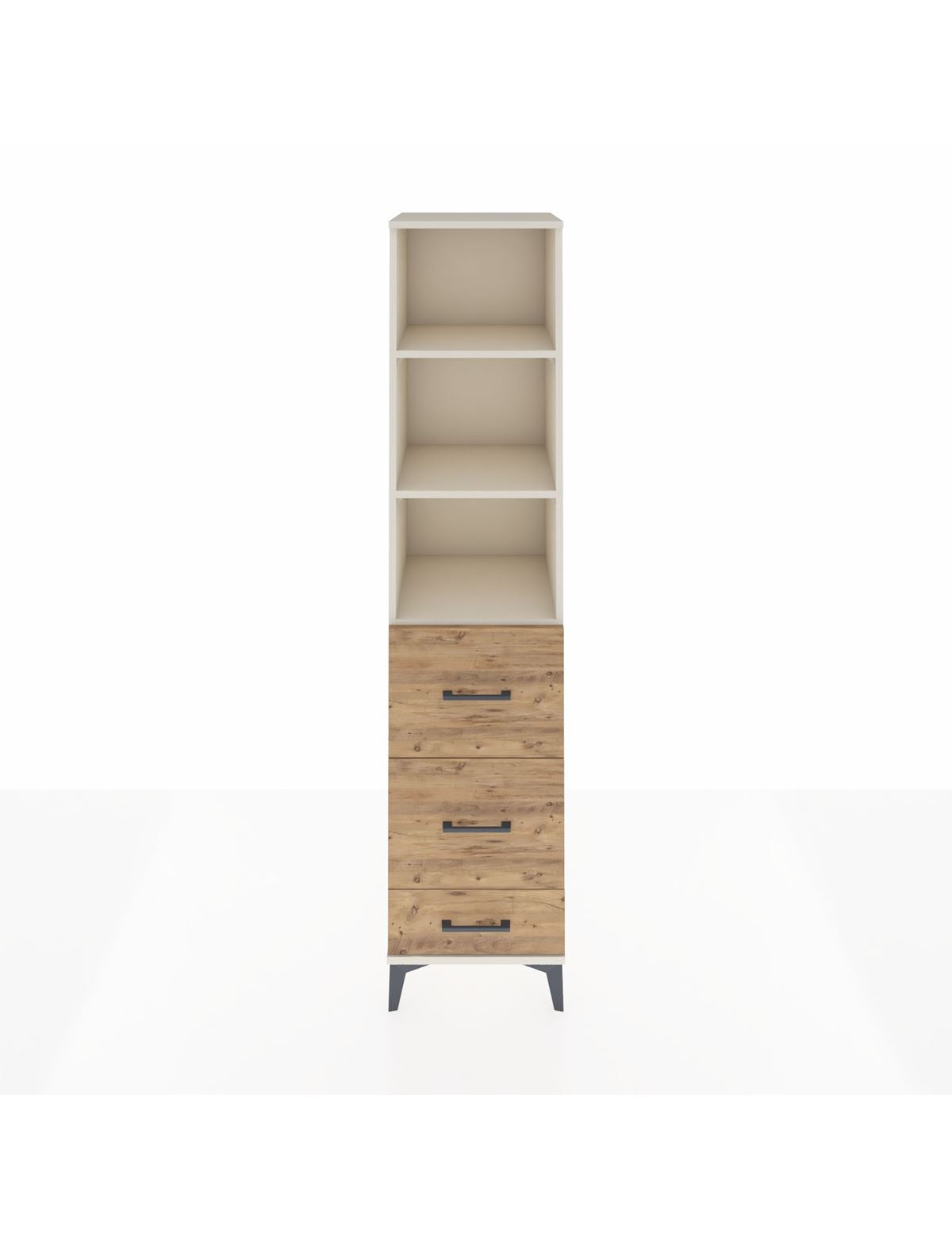 Hyperion Dolap 3 Raflı 3 Çekmeceli 44x44x195 Aytaşı-Çam