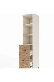 Hyperion Dolap 3 Raflı 3 Çekmeceli 44x44x195 Aytaşı-Çam