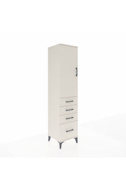 Hyperion Dolap Tek Raflı 4 Çekmeceli Tek Askılı 44x44x195 Aytaşı-Aytaşı