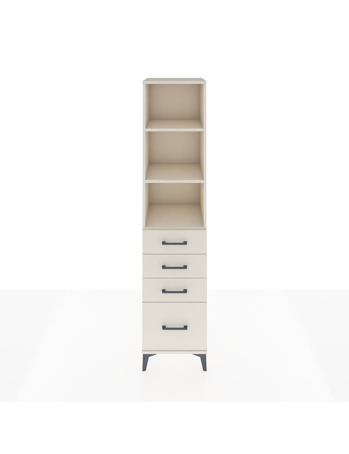 Hyperion Dolap 3 Raflı 4 Çekmeceli 44x44x195 Aytaşı-Aytaşı