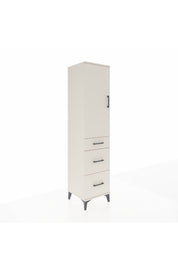 Hyperion Dolap Tek Raflı 3 Çekmeceli Tek Askılı 44x44x195 Aytaşı-Aytaşı