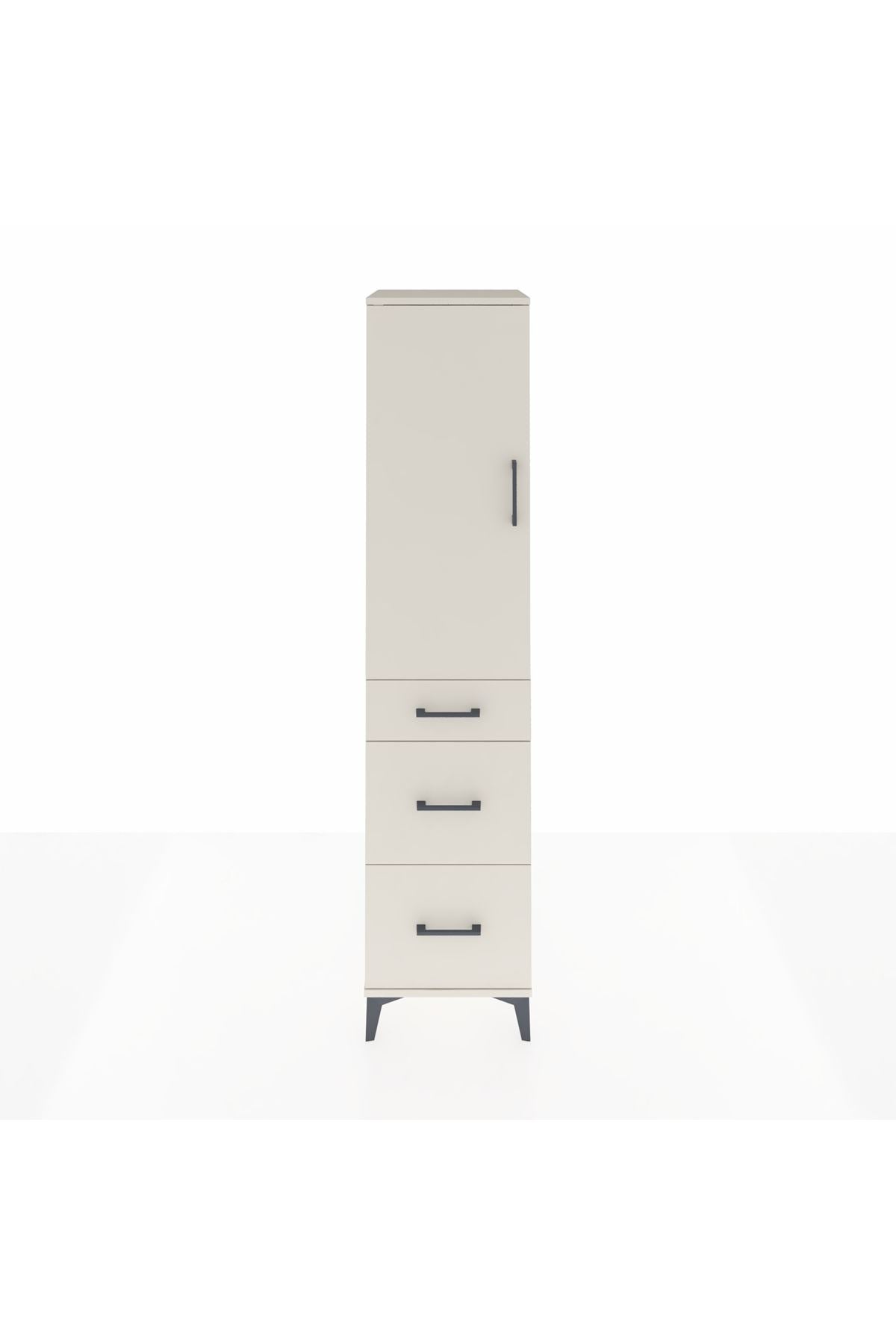 Hyperion Dolap 3 Raflı 3 Çekmeceli 44x44x195 Aytaşı-Aytaşı