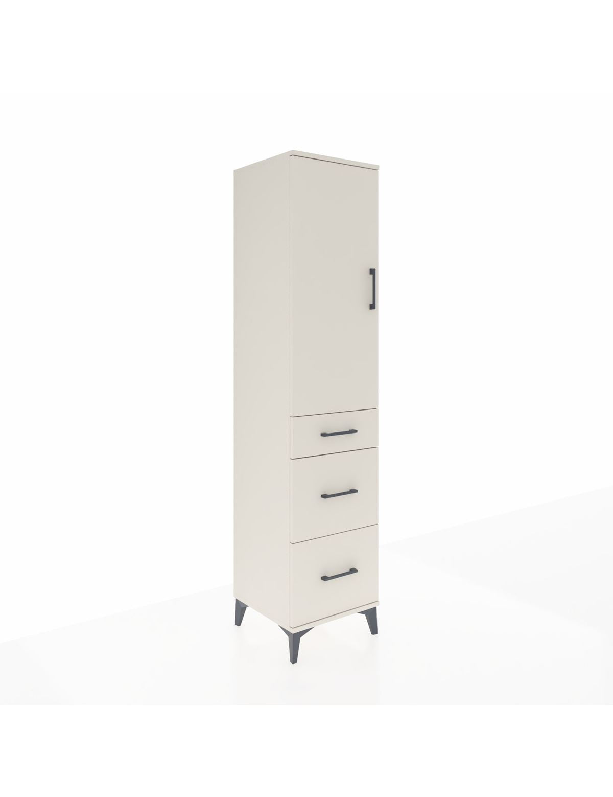 Hyperion Dolap 3 Raflı 3 Çekmeceli 44x44x195 Aytaşı-Aytaşı